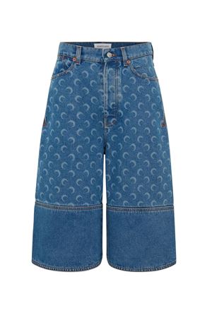 Bermuda Moon Laser Denim MARINE SERRE | USH004ACDEN0002BL05